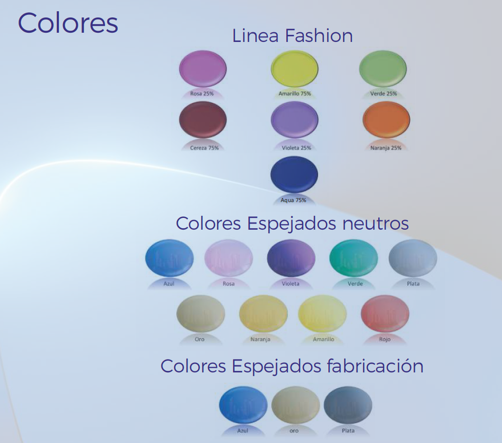 Línea Fashion Espejados